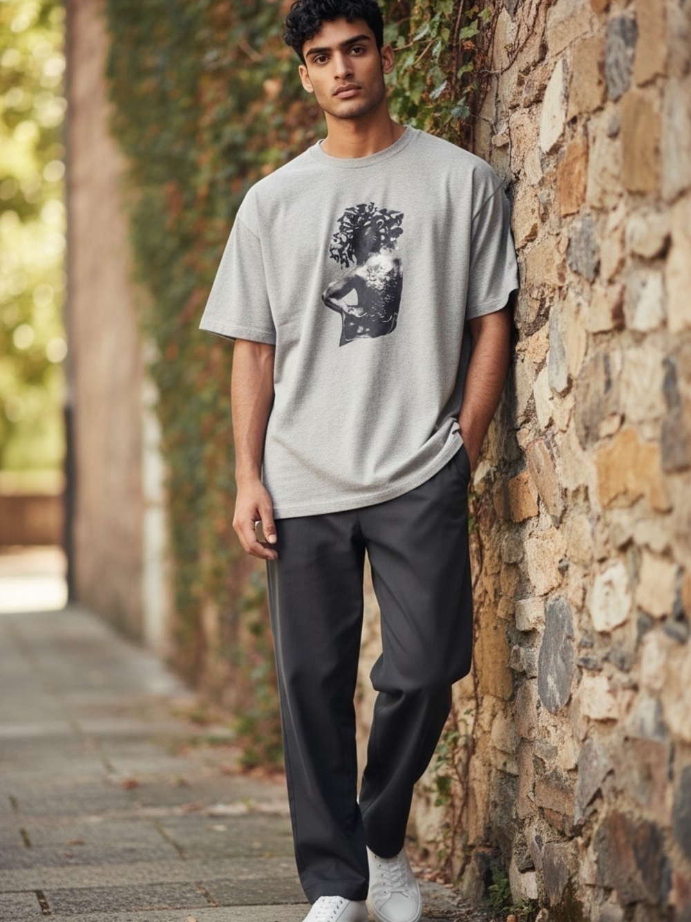 Denim Tears X Arthut Jafa Ex-Slave Gordon Tee Heather Grey NWT